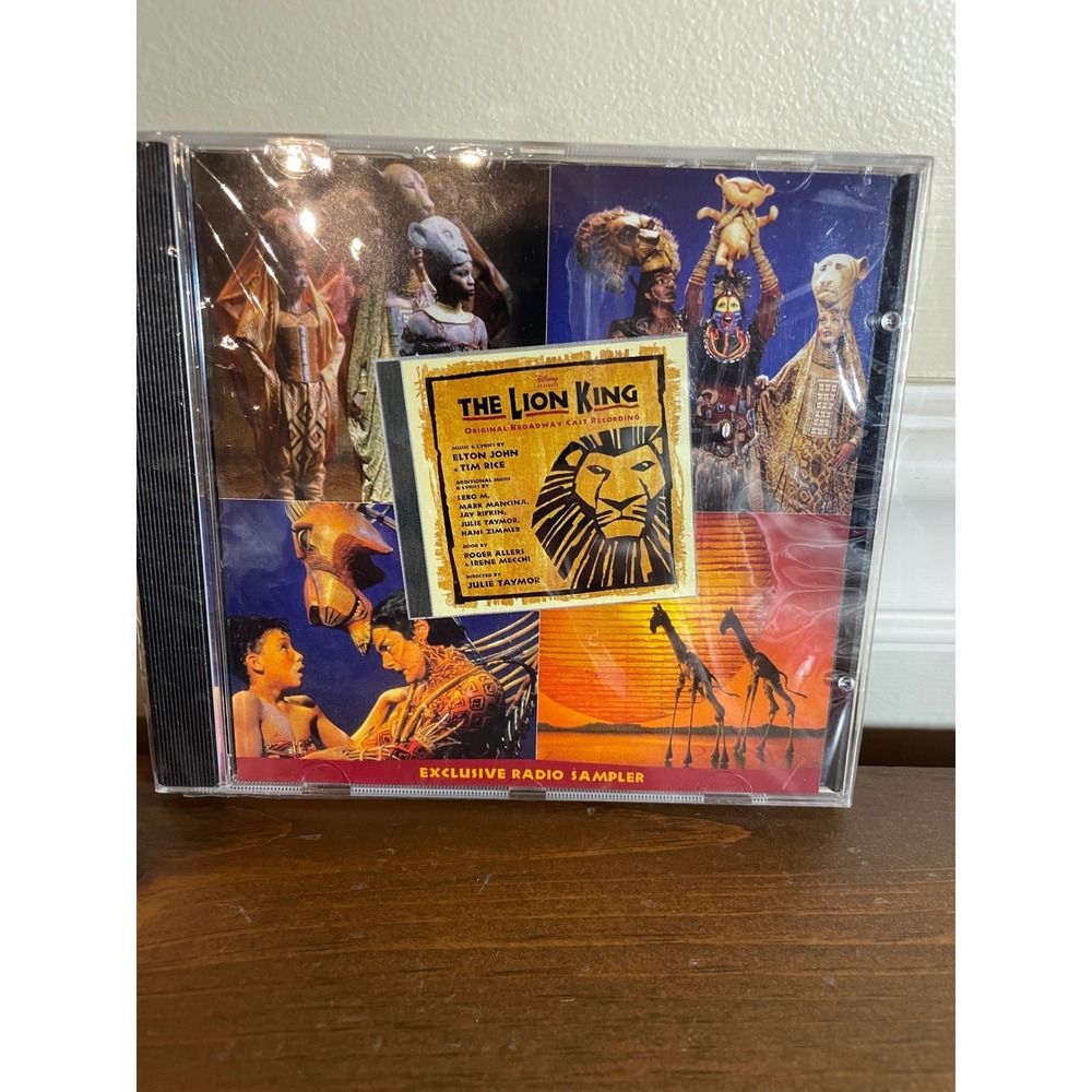 The Lion King Broadway Cast Recording Exclusive Radio Sampler CD 1997 Disney New